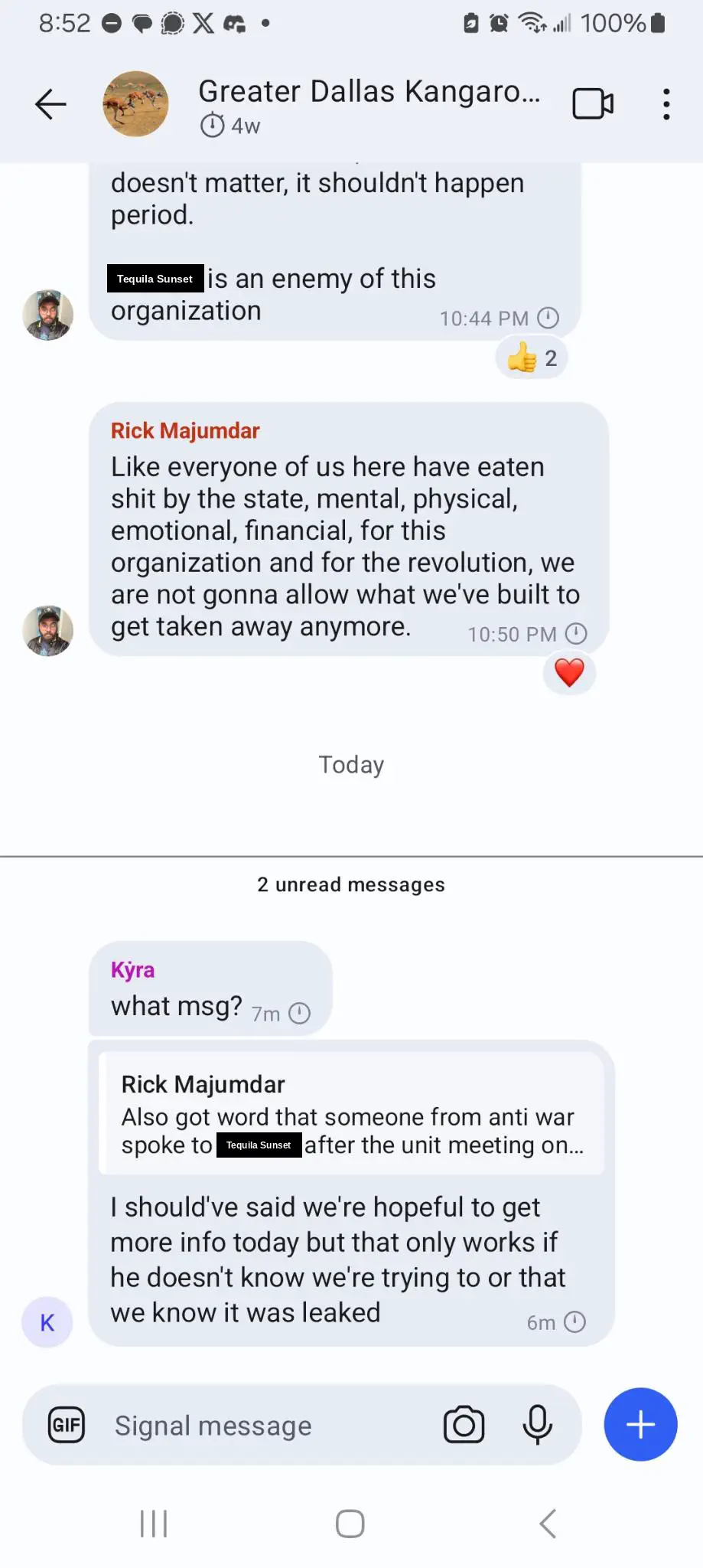 Rick enemy organization screenshot